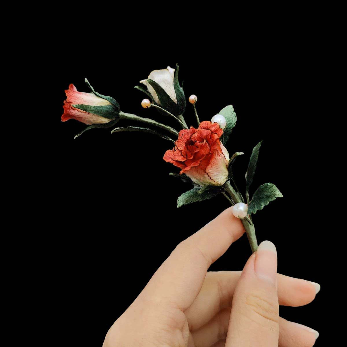 Rose Bespoke Corsage-Silk Corsage(Ronghua)