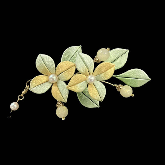 Floret Handmade Brooch-Silk Brooch(Chanhua)