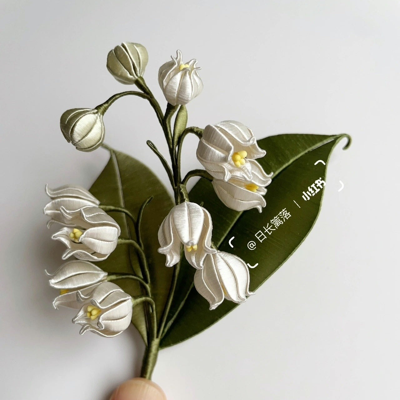 Bell Orchid Bespoke Wrist Flower - Silk Wrist Llower(Chanhua)