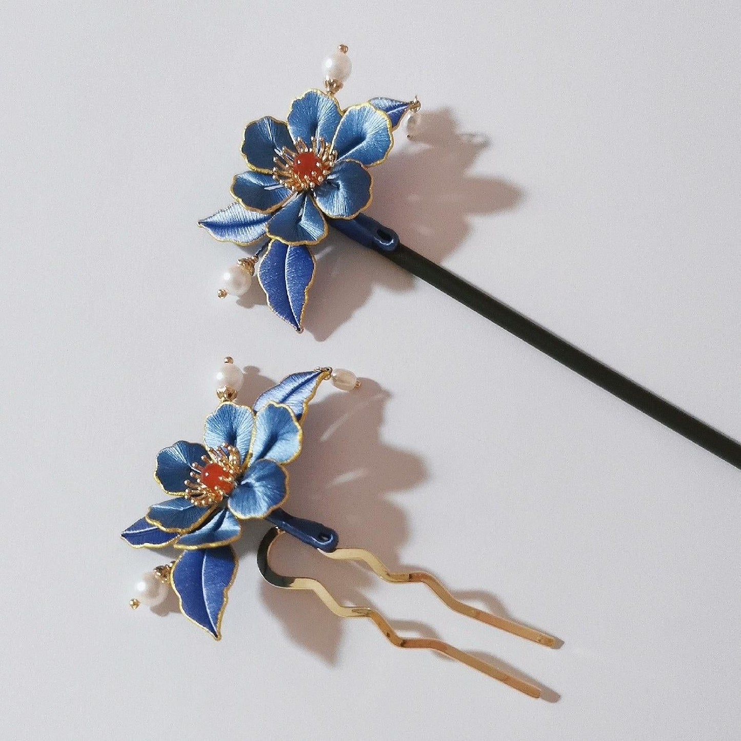 Weichen Handmade Brooch - Silk Brooch(Chanhua)