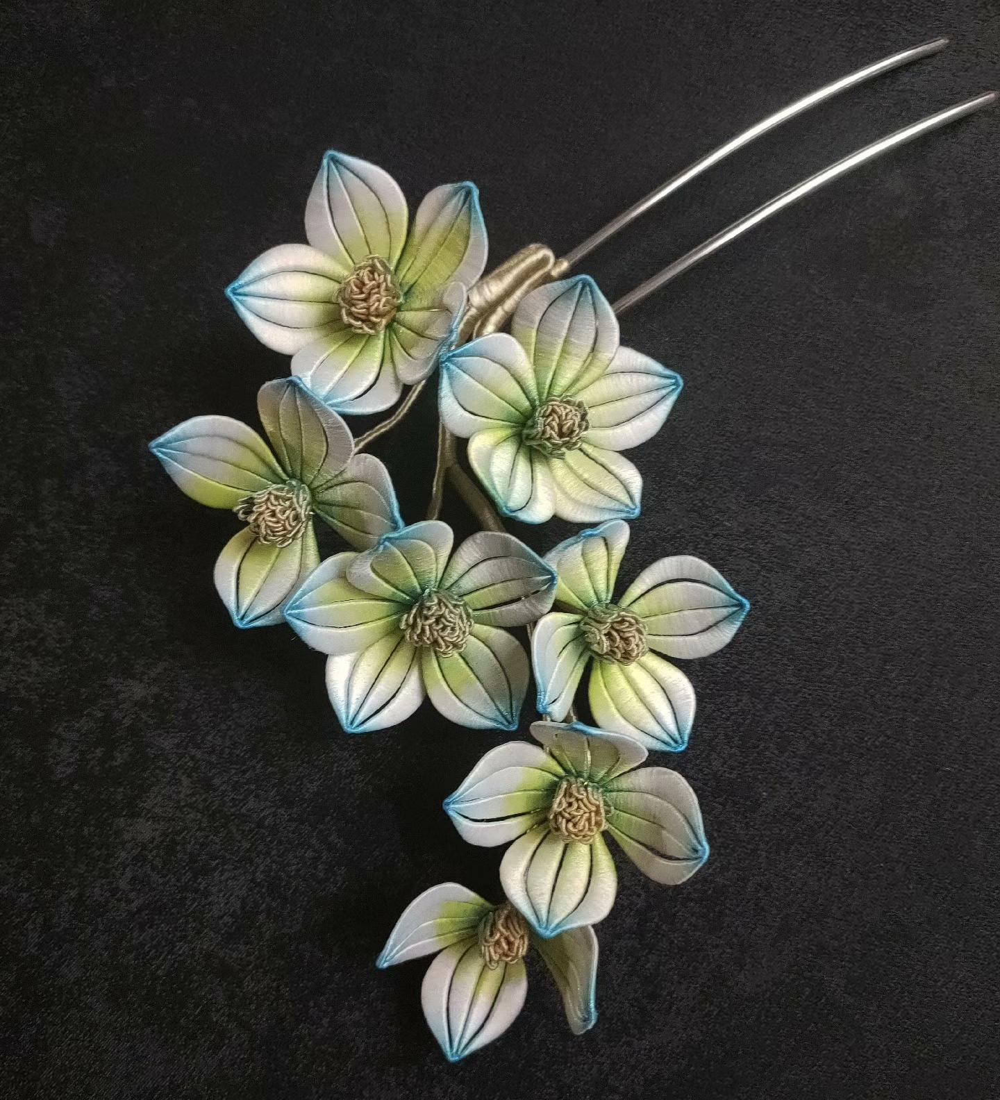 Flower Bespoke Hairpin - Silk Hairpin(Chanhua)