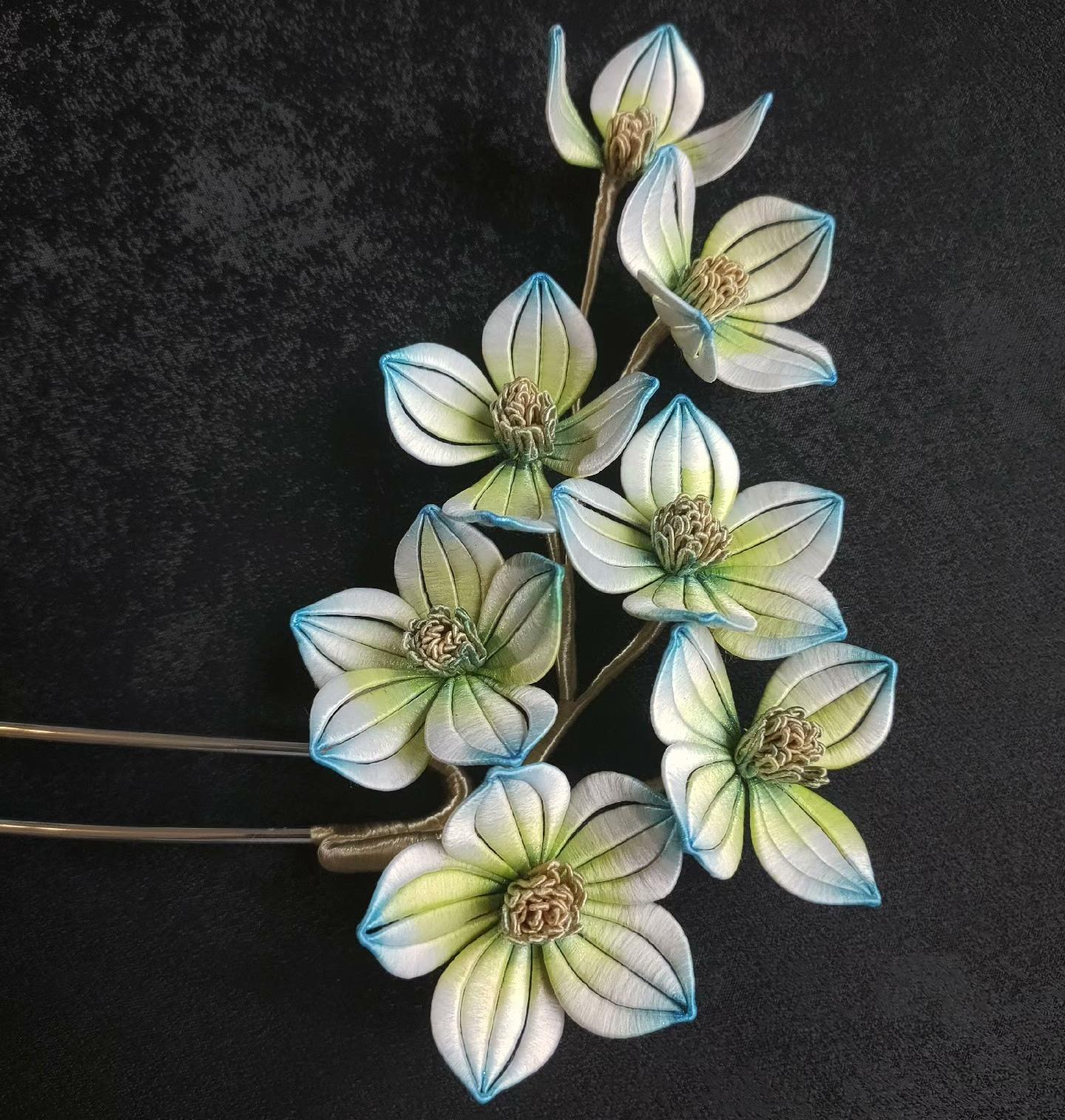 Flower Bespoke Hairpin - Silk Hairpin(Chanhua)
