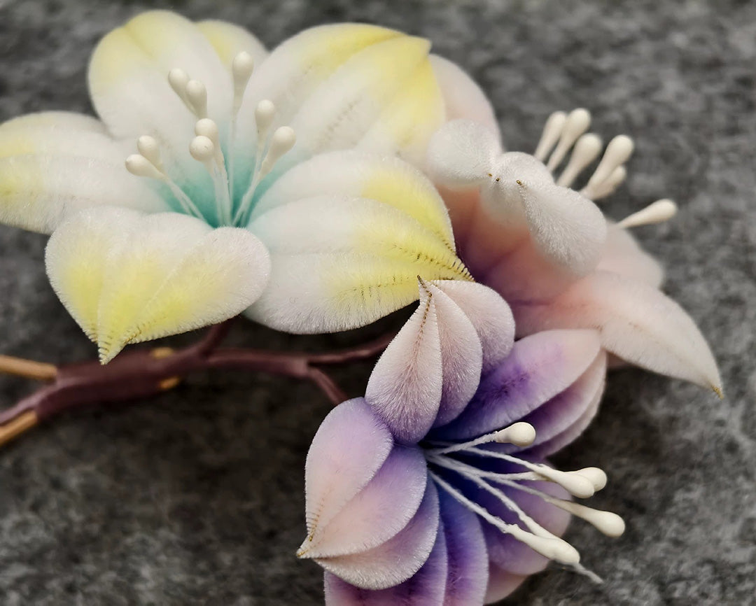 Flower Bespoke Hairpin - Silk Hairpin(Ronghua)
