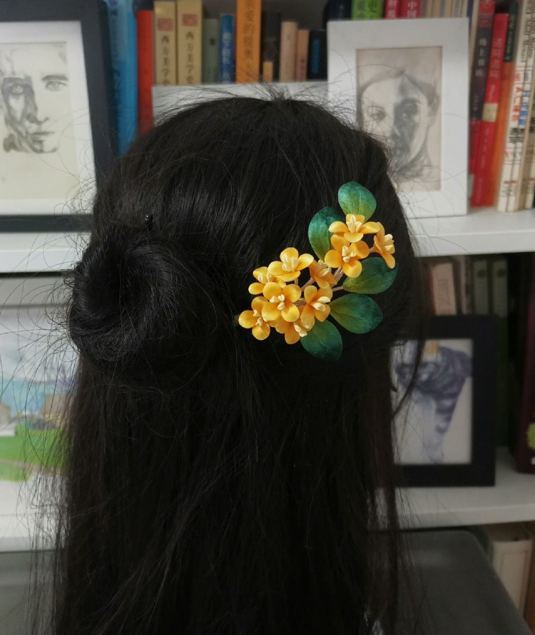 Laurel Bespoke Hairpin - Silk Hairpin(Ronghua)