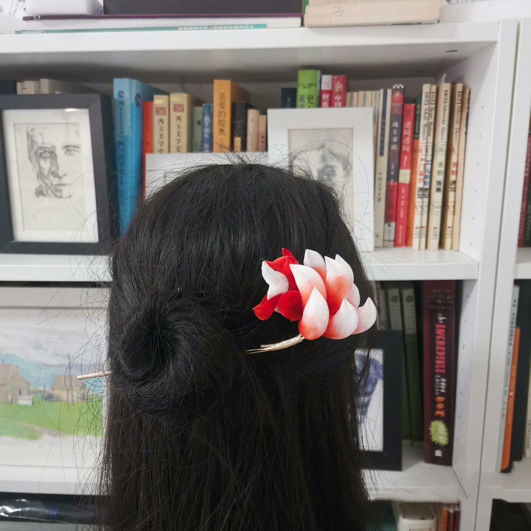 Fox Bespoke Hairpin - Silk Hairpin(Ronghua)
