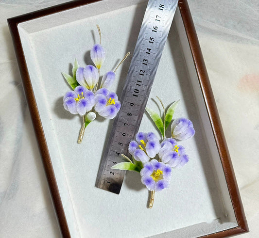 AB Style Bespoke Hairpin - Silk Hairpin(Ronghua)