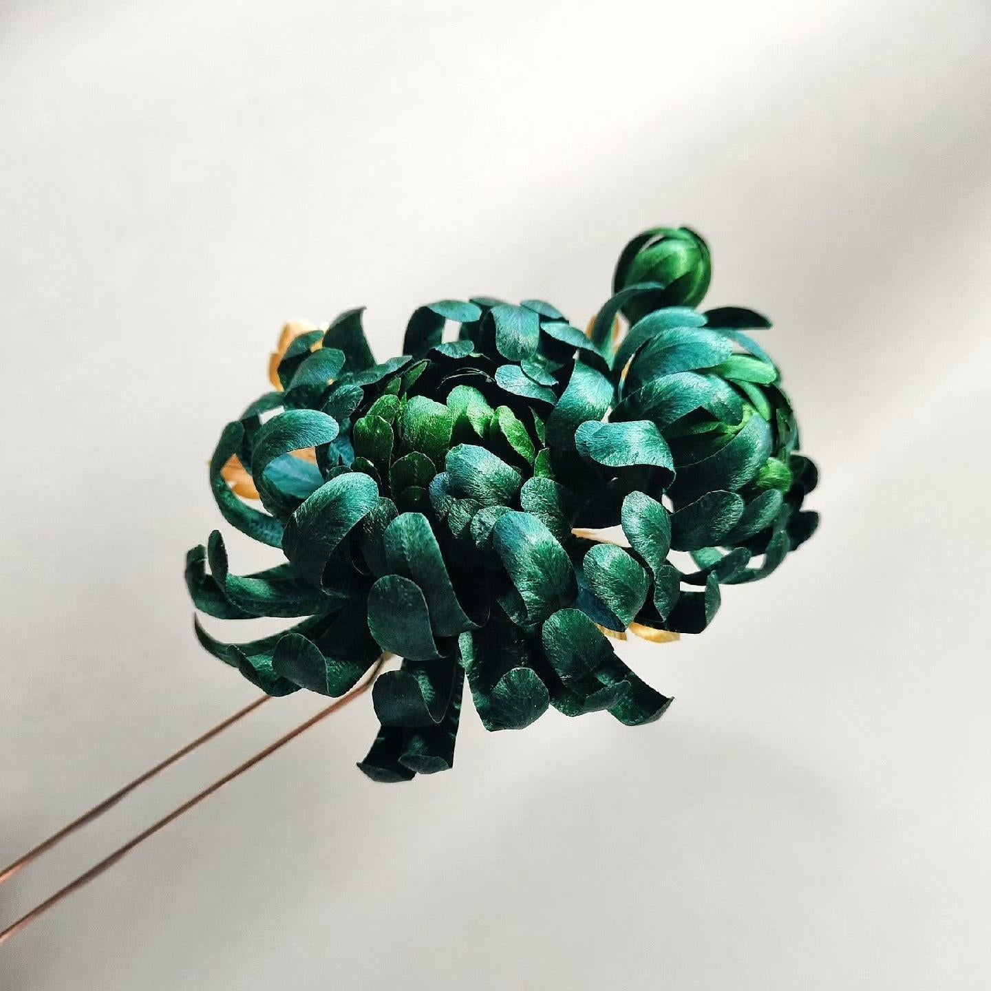 Chrysanthemum Bespoke Hairpin - Silk Hairpin(Ronghua)