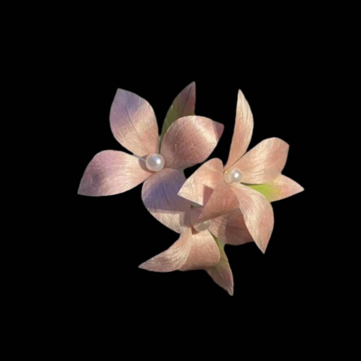 Hydrangeas Handmade Hairpin - Silk Hairpin(Ronghua)