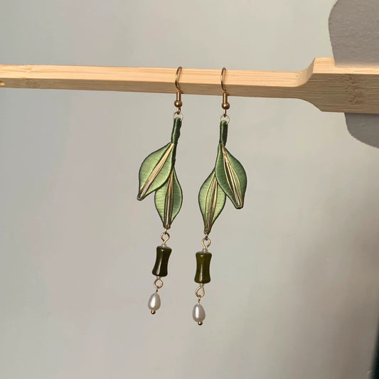 Handcrafted Chanhua Earrings | 925 Sterling Silver Hooks