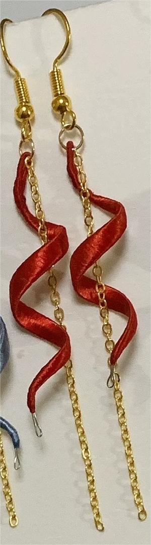 Simple Handmade Earrings - Silk Earrings(Chanhua)