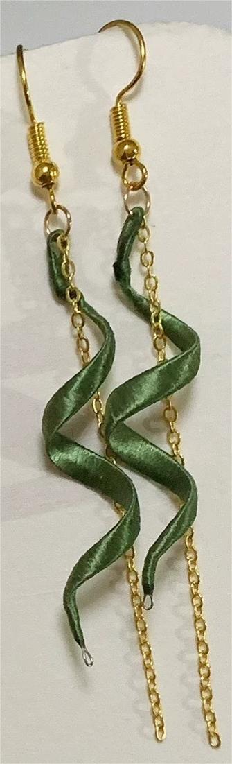 Simple Handmade Earrings - Silk Earrings(Chanhua)