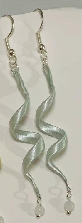 Simple Handmade Earrings - Silk Earrings(Chanhua)