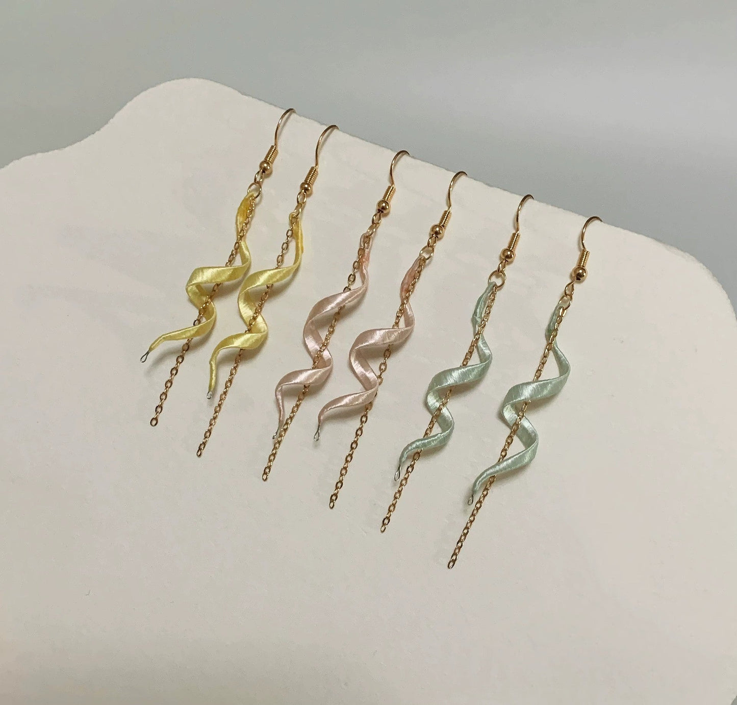 Simple Handmade Earrings - Silk Earrings(Chanhua)