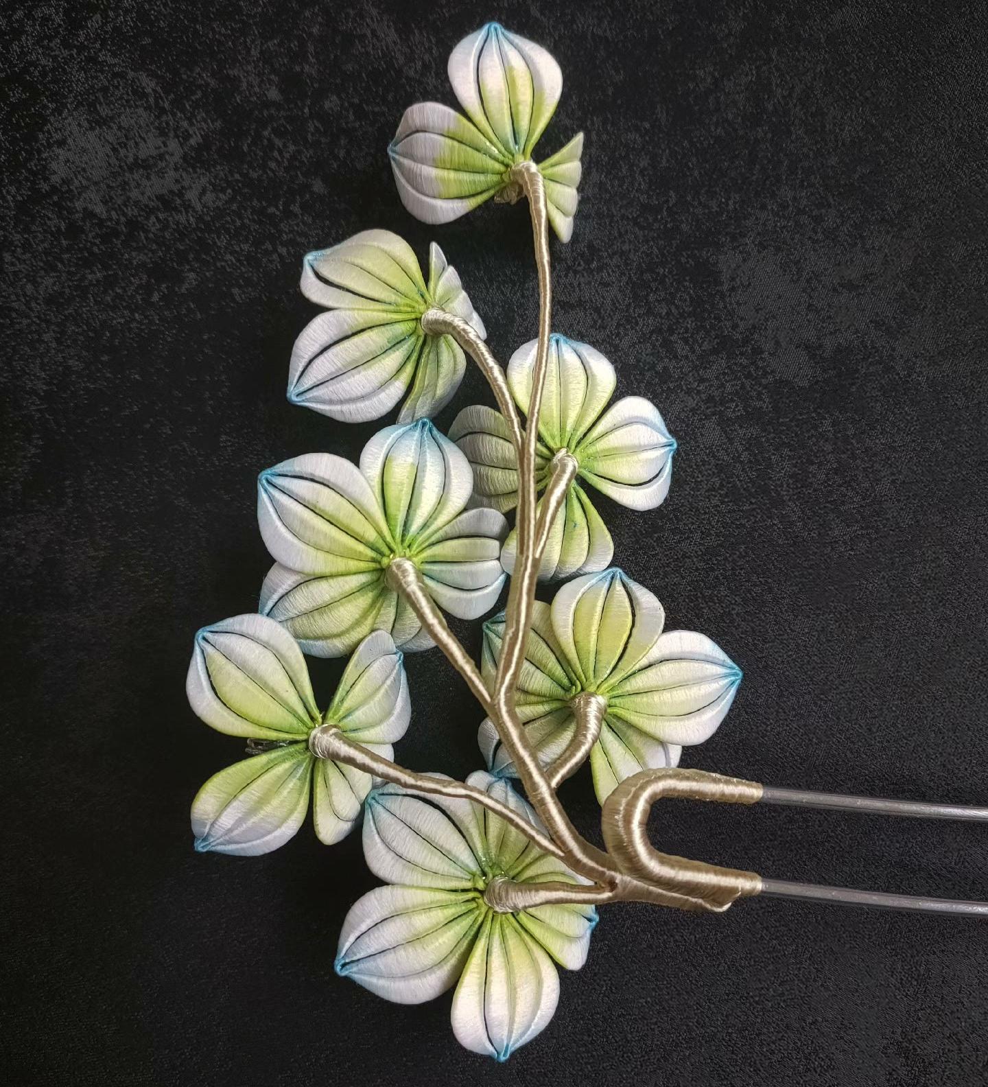 Flower Bespoke Hairpin - Silk Hairpin(Chanhua)