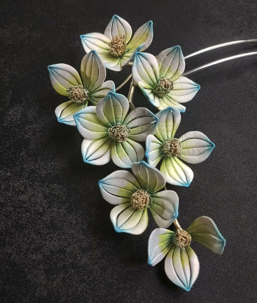 Flower Bespoke Hairpin - Silk Hairpin(Chanhua)