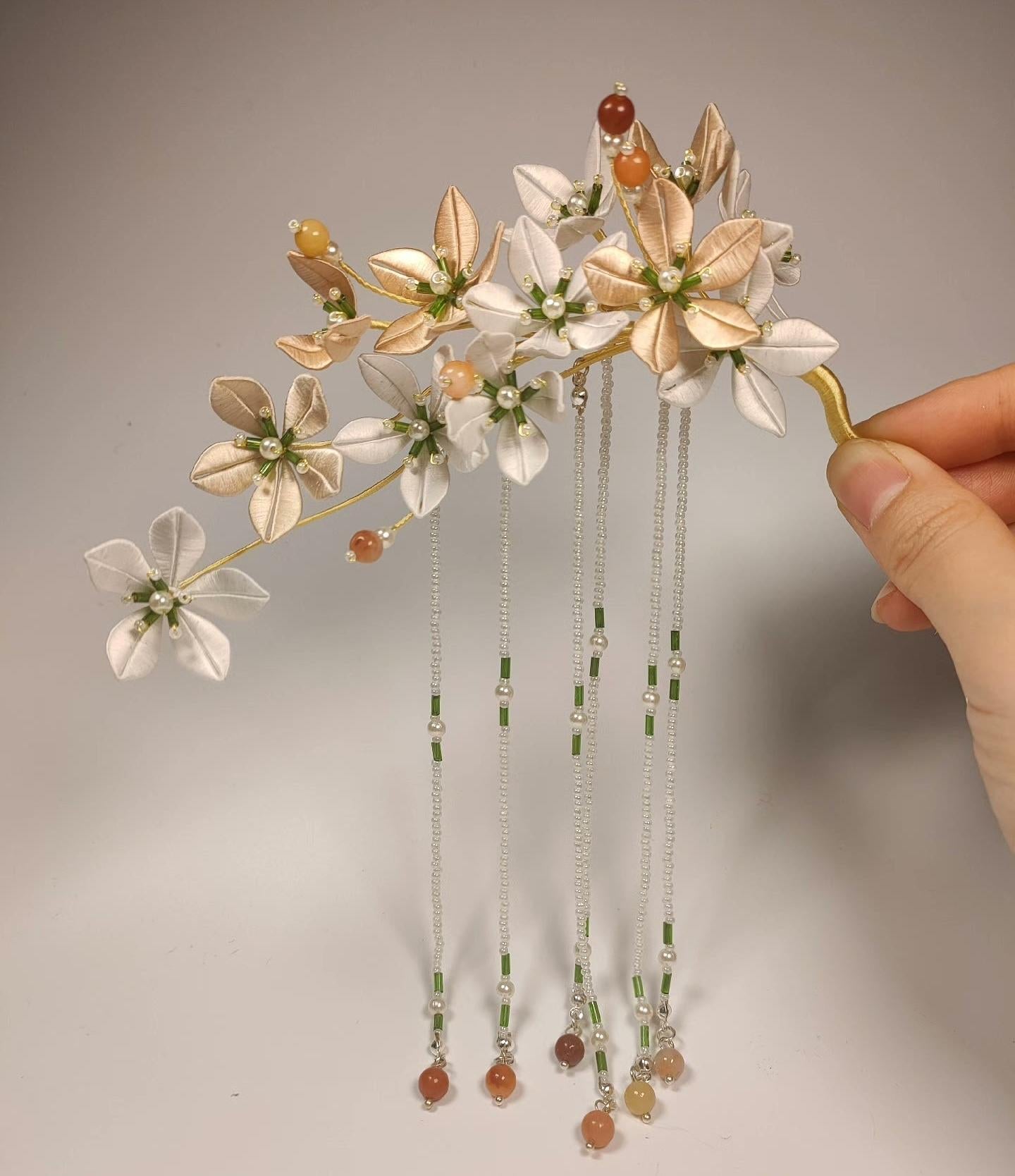 Flower Bespoke Hairpin - Silk Hairpin(Chanhua)