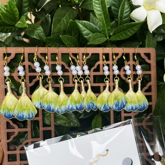 Simple Handmade Earrings - Silk Earrings(Ronghua)